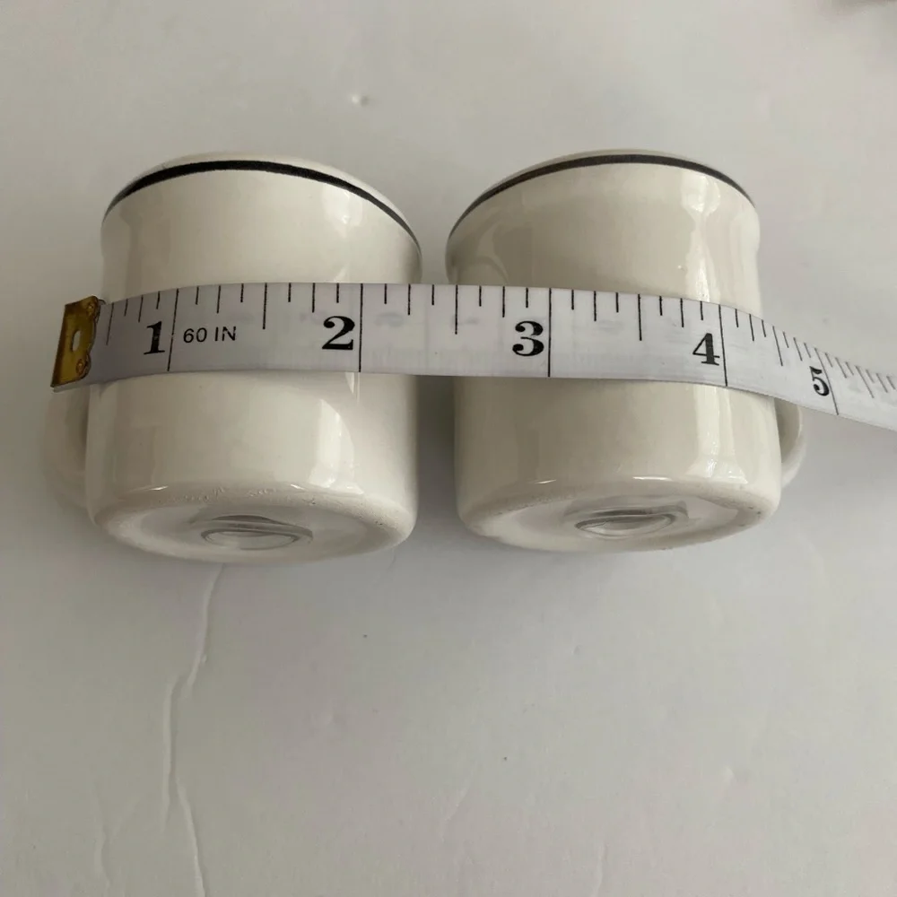 Tableware salt & pepper ceramic set